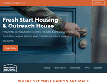 Tablet Screenshot of freshstarthousing.org